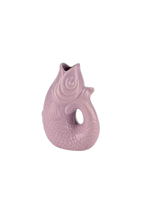 Monsieur Carafon, Fish, vase, XS, lavender, 0,2 litre