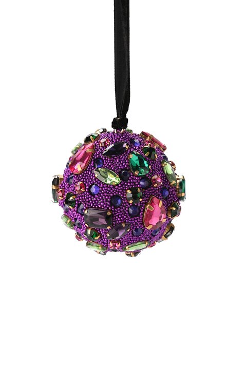 Opium, christmas tree ball, 7cm, purple