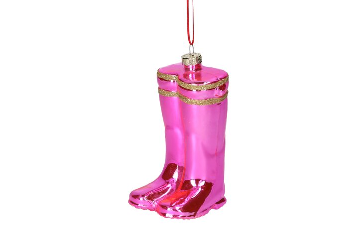 hanger boots, pink