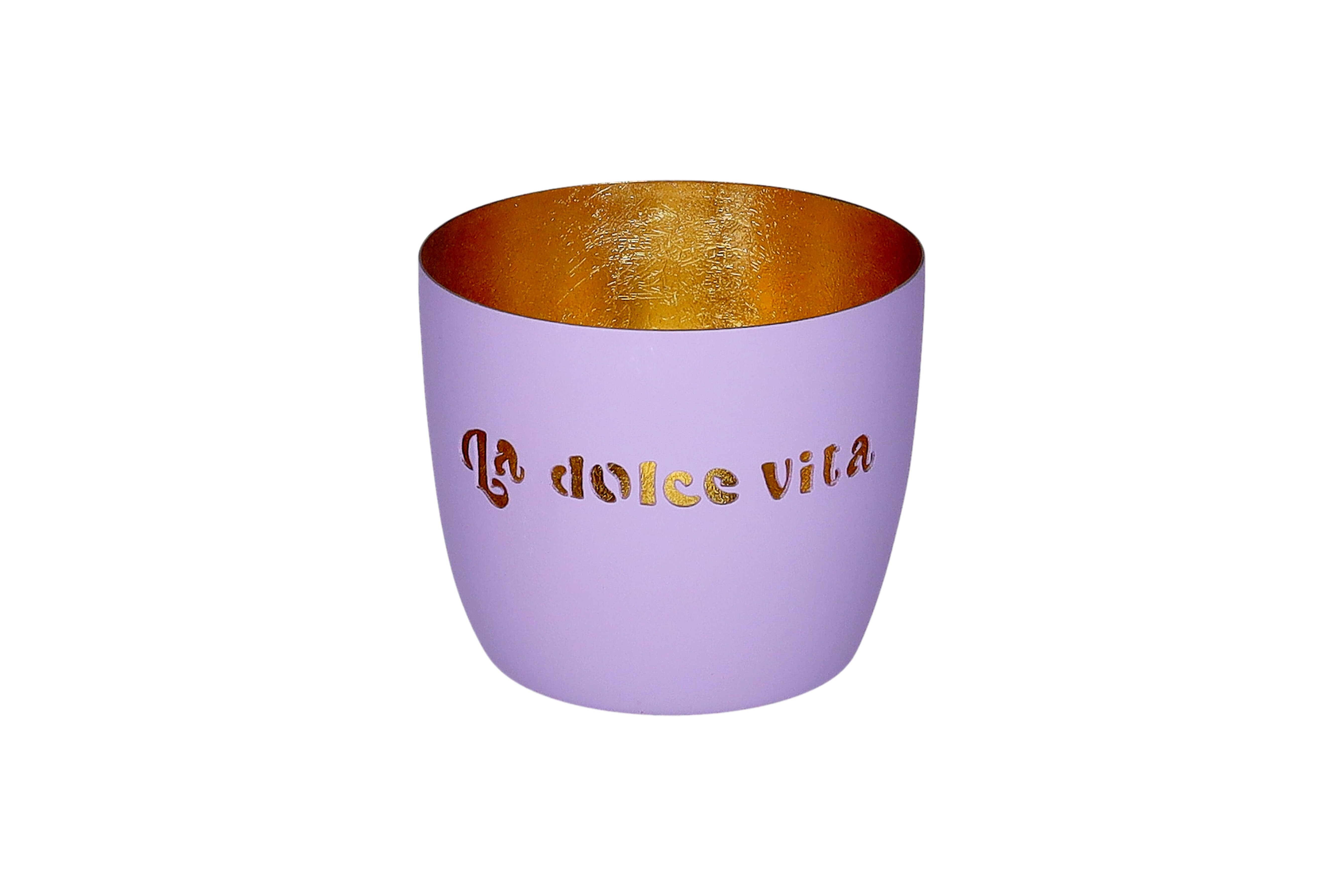 Madras, votive, M, motive: La dolce vita, purple/gold